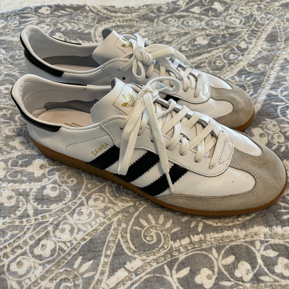 Addidas samba men’s size 9 white black - Picture 5 of 6